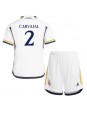 Billige Real Madrid Daniel Carvajal #2 Hjemmedraktsett Barn 2023-24 Kortermet (+ Korte bukser)